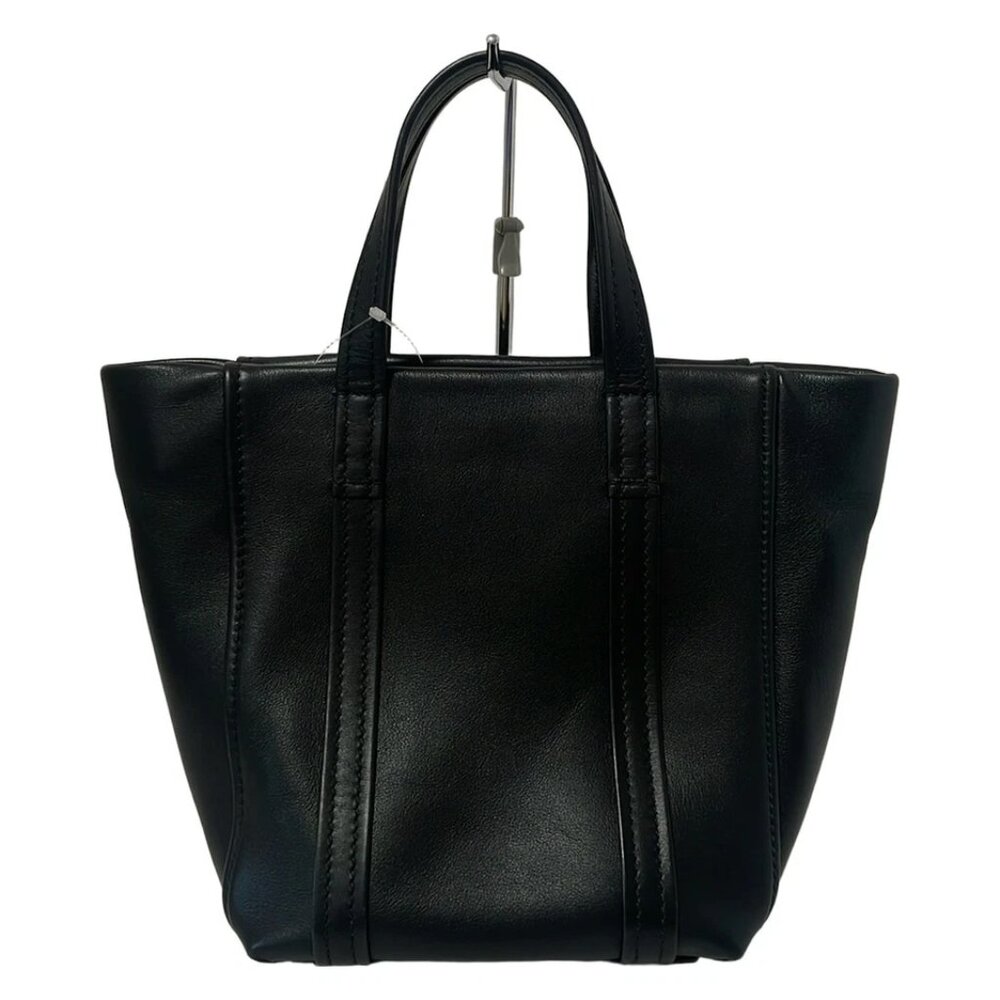 BALENCIAGA Laundry Cover XS Black Leather - Handbag 477-052625 - Picture 3 of 10